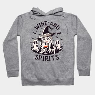 Wine and Spirits Halloween Witch Hoodie